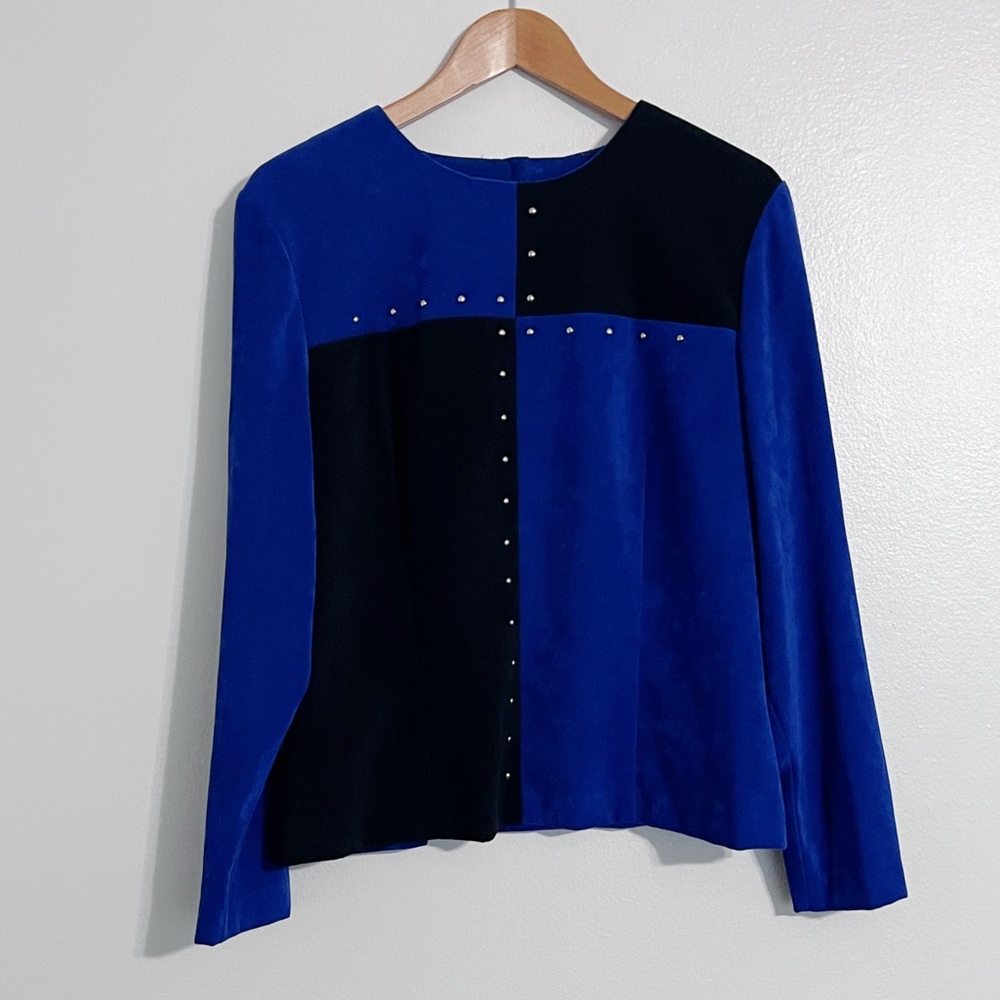 Sag Harbor Vintage Color-block Top